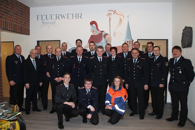 Gruppenfoto der Beförderten